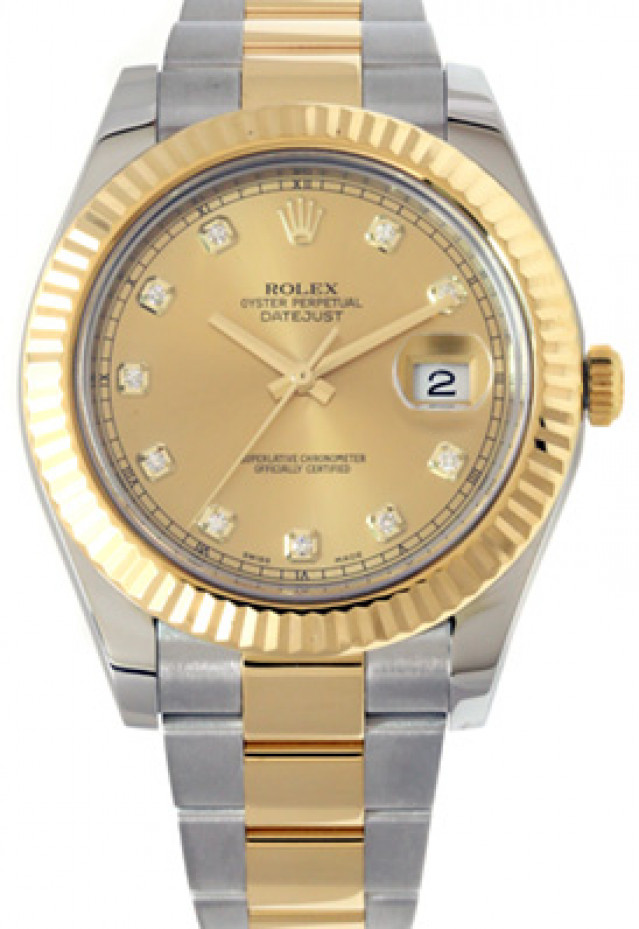 Rolex Datejust 116333 with Champagne Dial