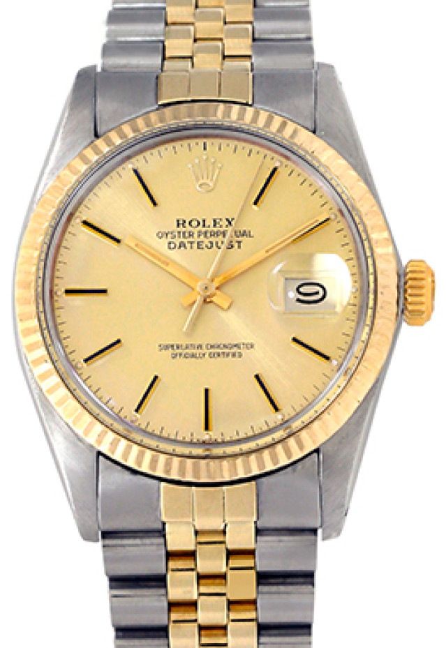 Sell Rolex Oyster Perpetual Datejust 16013 Gold & Steel Jubilee