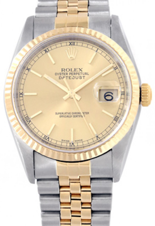 Sell Rolex Datejust 16233 with Champagne Dial