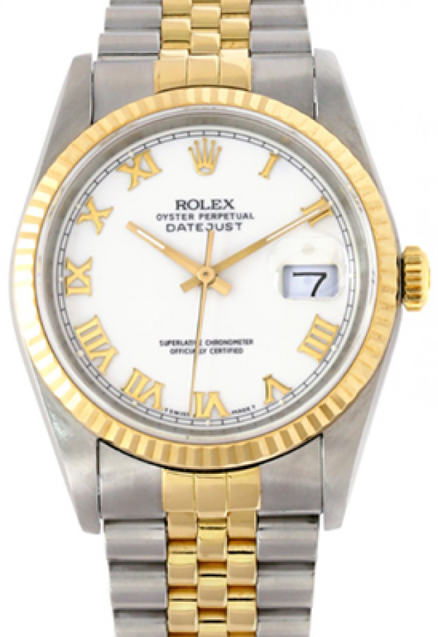 Sell Rolex Datejust 16233 with White Dial