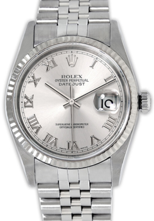 Rolex 16234 White Gold & Steel on Jubilee Steel with Rhodium Roman