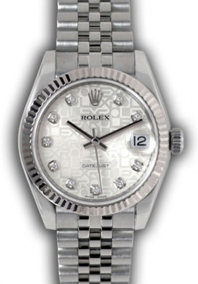 Ladies Rolex Datejust 178274 with Diamond Dial