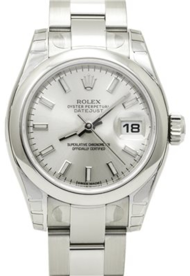 Rolex 179160 Steel on Oyster, Smooth Bezel Steel with Luminous Index