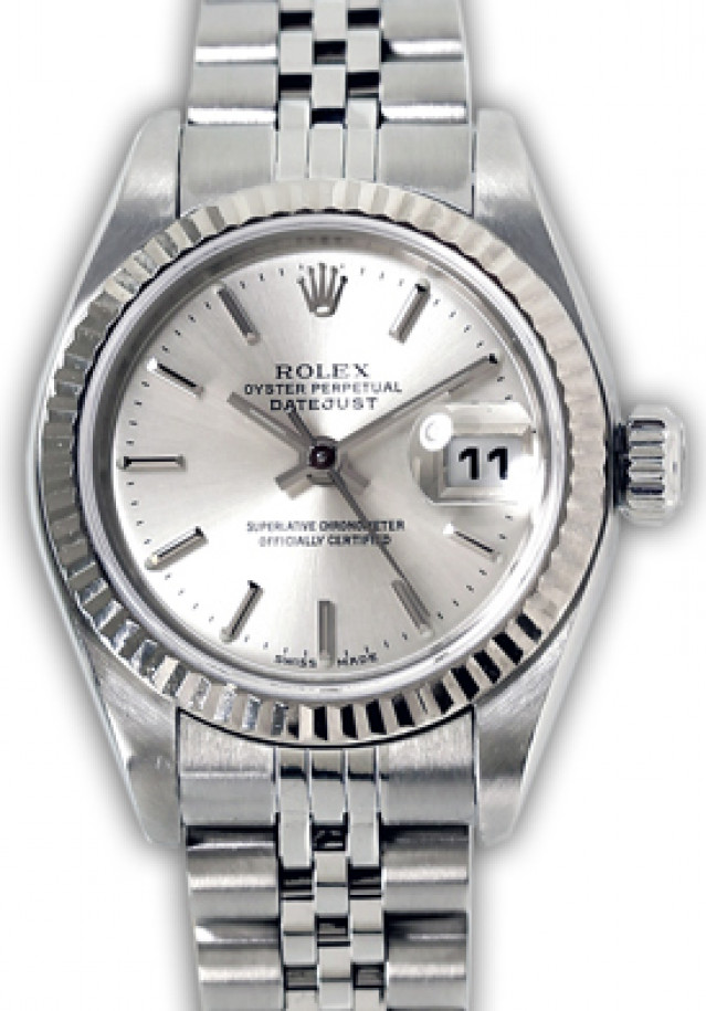 Rolex 79174 White Gold & Steel on Jubilee Steel with Silver Index