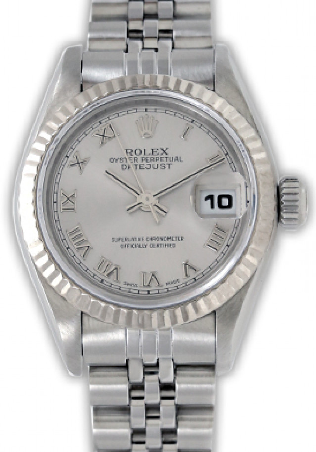 Rolex 79174 White Gold & Steel on Jubilee Steel with Roman