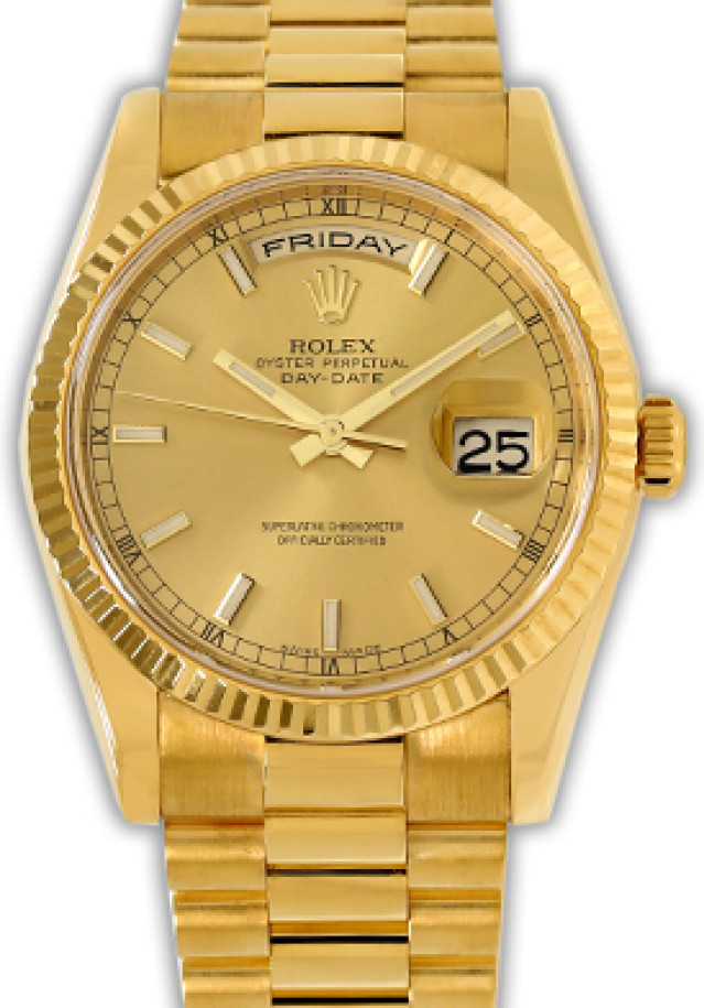 Rolex Day-Date 118238 Gold Champagne