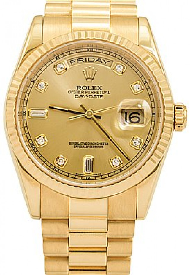 2005 Champagne Rolex Day-Date Ref. 118238