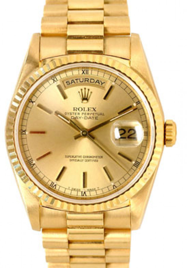 Rolex Day-Date 18238 Gold Champagne 1994