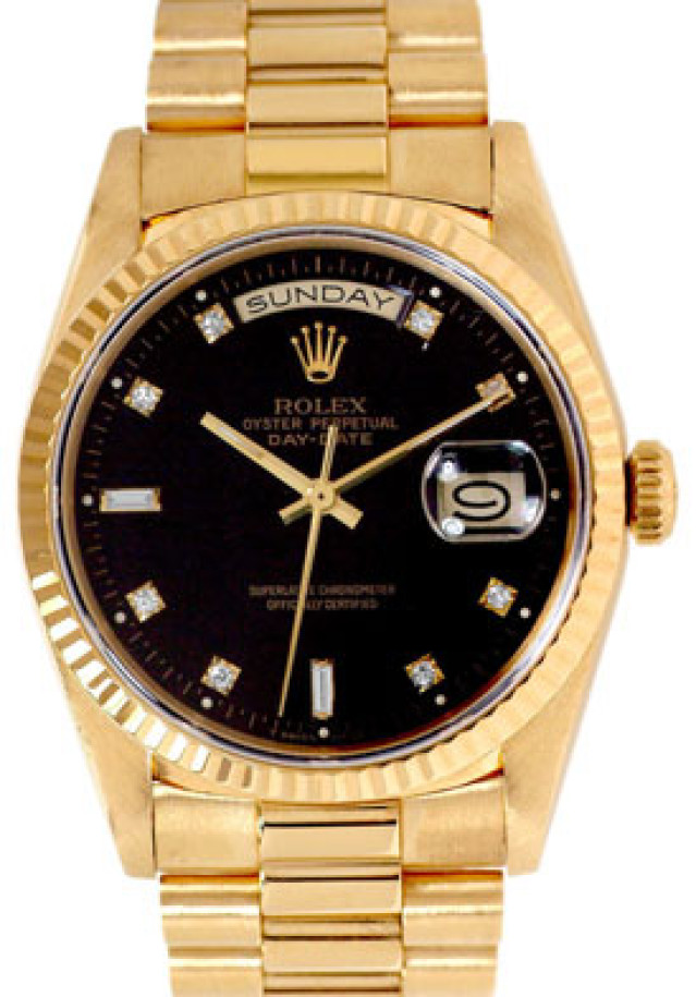 Diamond Rolex Day-Date 18238 President