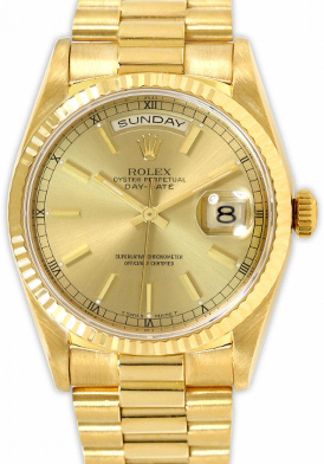 Rolex Day-Date 18238 Gold Champagne 1996