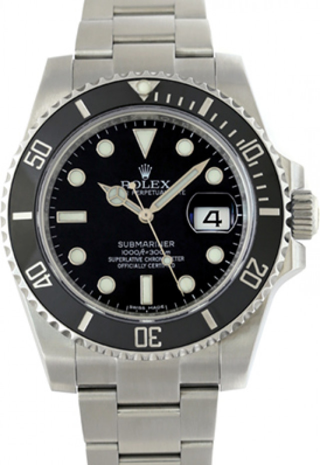 2016 Rolex Submariner Ref. 116610 40 mm Black