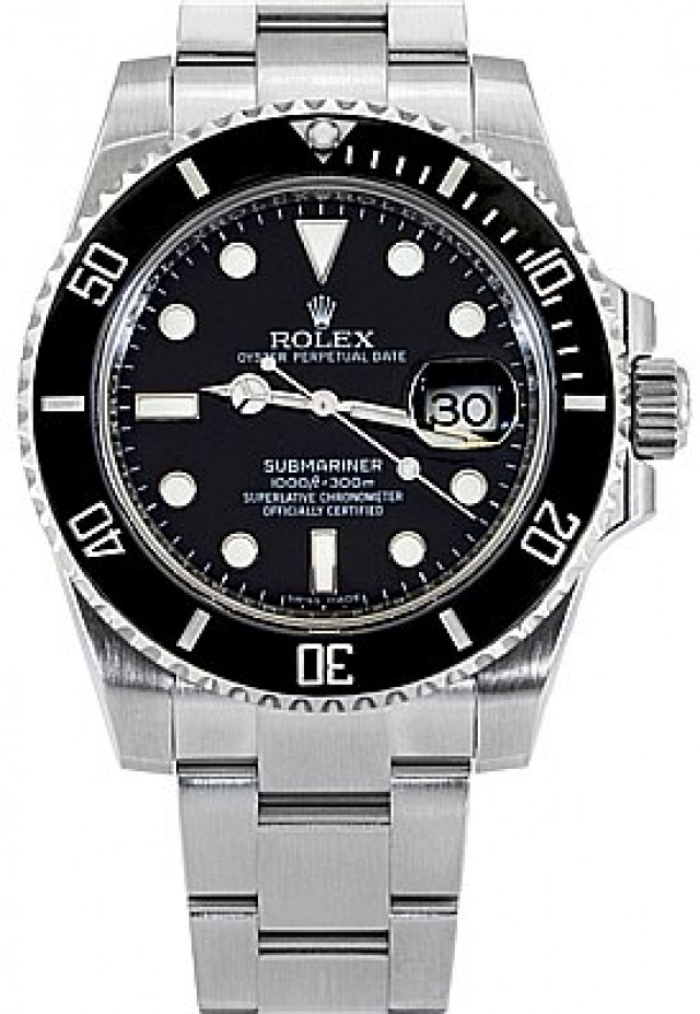 2016 Black Rolex Submariner Ref. 116610