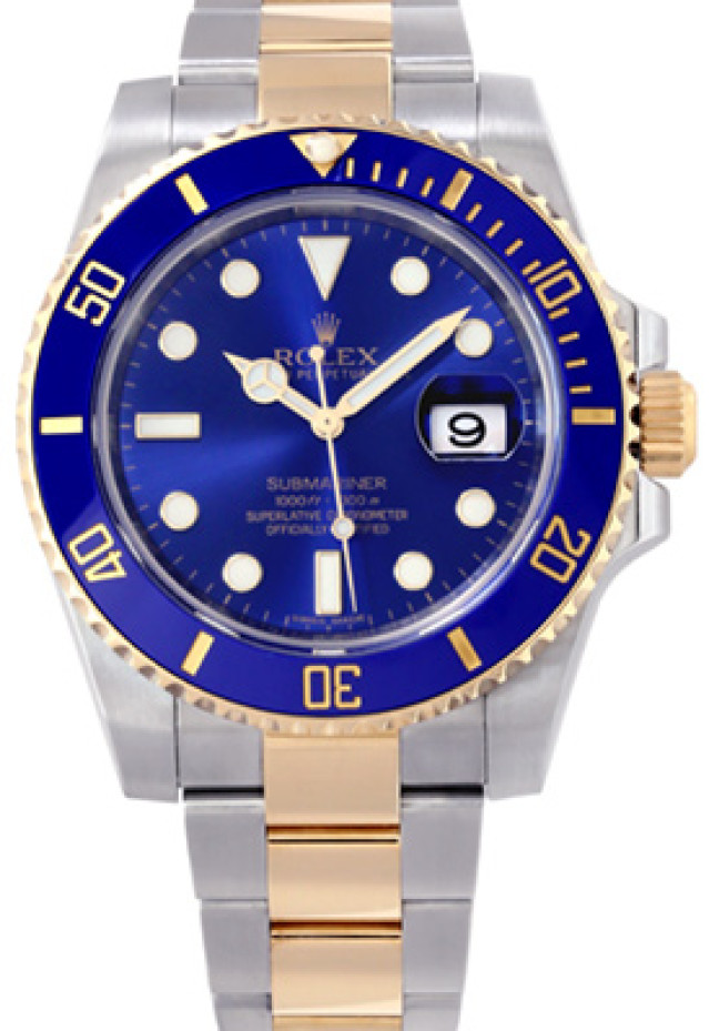40 mm Blue Rolex Submariner 116613LB
