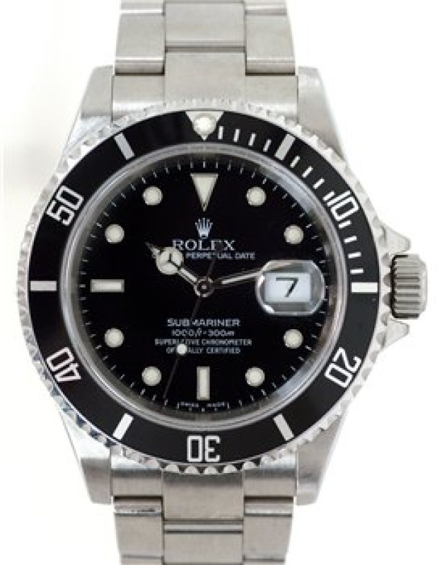Rolex Submariner 16613 T Steel Black Dial 2006