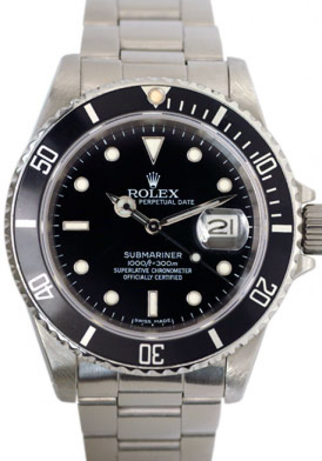 Rolex Submariner 16610 Tritium 1988