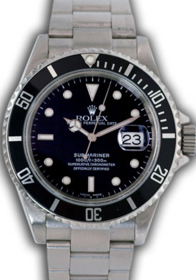 Steel Rolex Submariner 16610 T Year 2004
