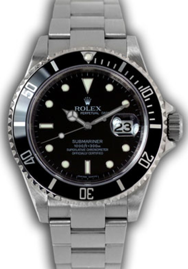 Rolex Submariner 16610 Black 2010 40 mm