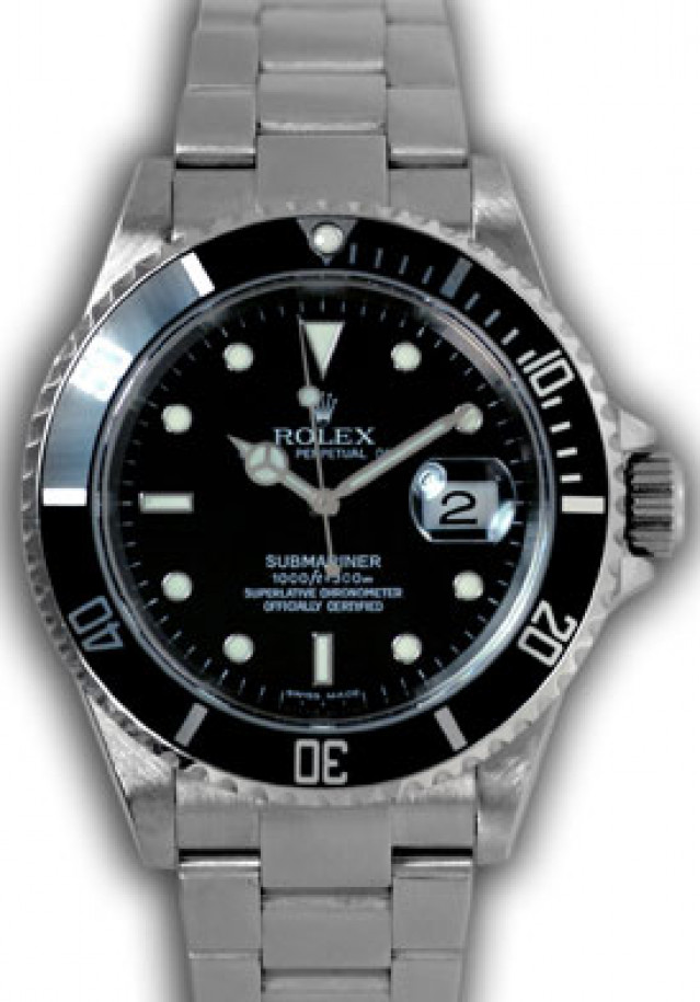 Steel Rolex Submariner 16610 T Year 2006