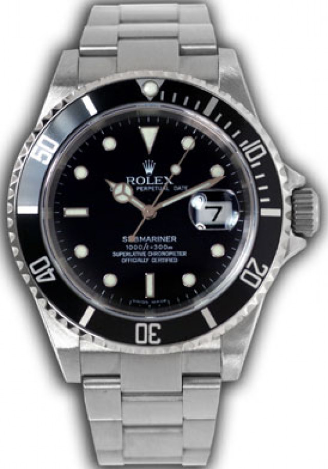 Rolex Submariner 16613 T Steel Black 40 mm