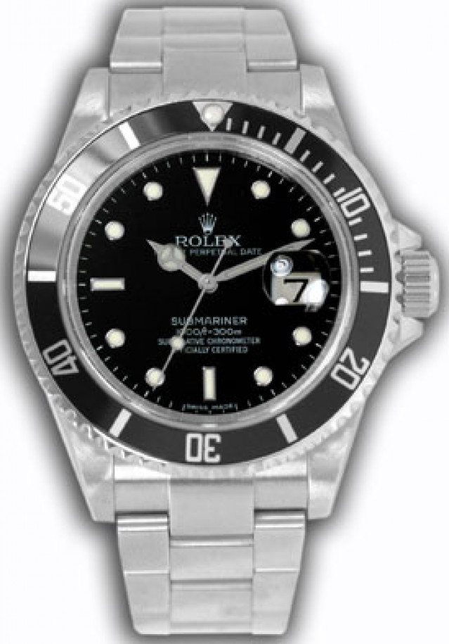 Steel Rolex Submariner 16610 T Year 2008
