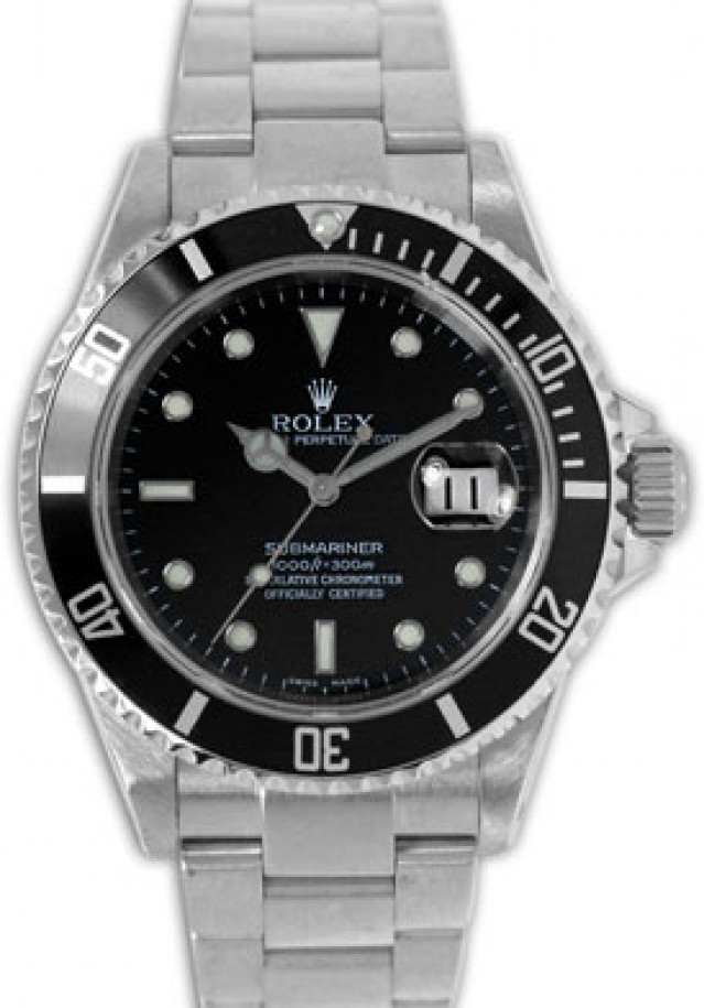 Rolex Submariner 16610 Black 2004