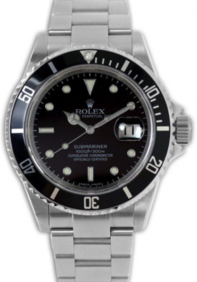 Steel Rolex Oyster Perpetual Submariner 16610 T Year 2008