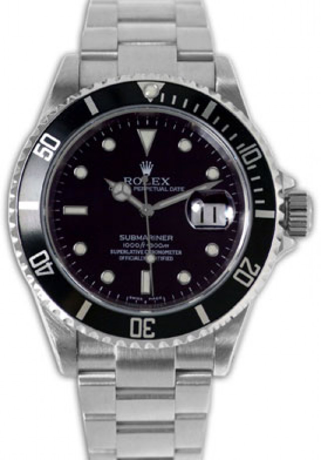 Rolex Submariner 16610 Black 2003