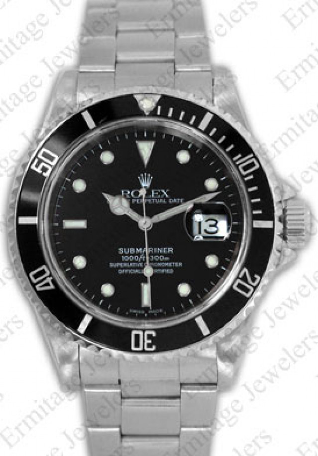 Rolex Submariner 16610 Black 2861WR