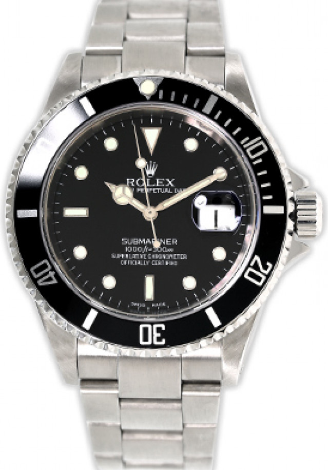 Rolex Submariner 16610 Black 2000 40 mm