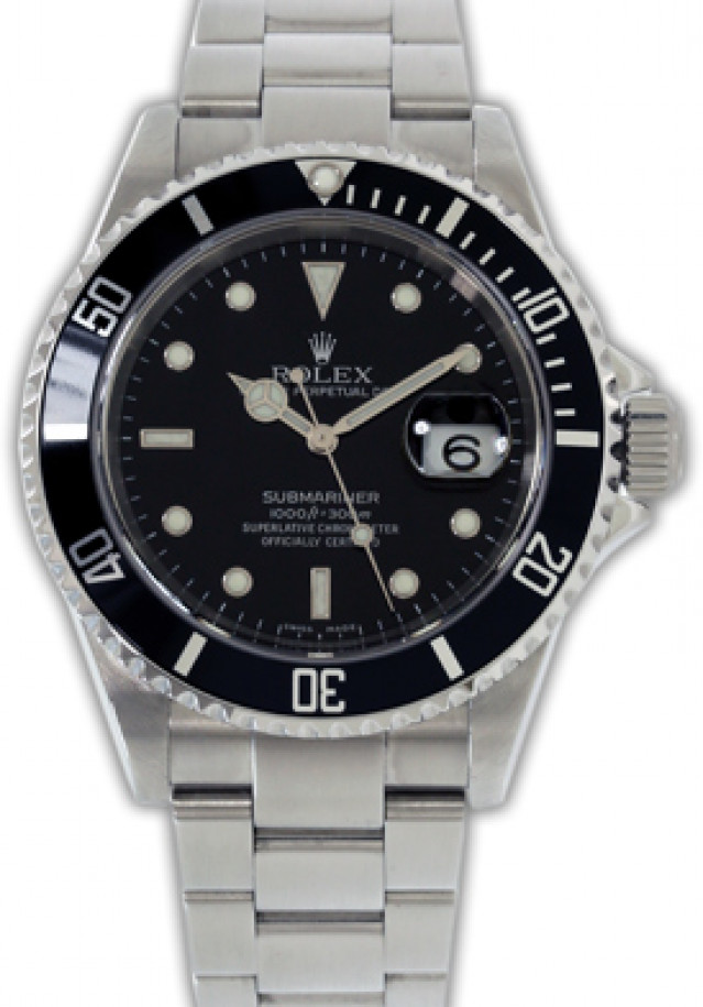 Rolex Submariner 16613 T Steel Black 2005