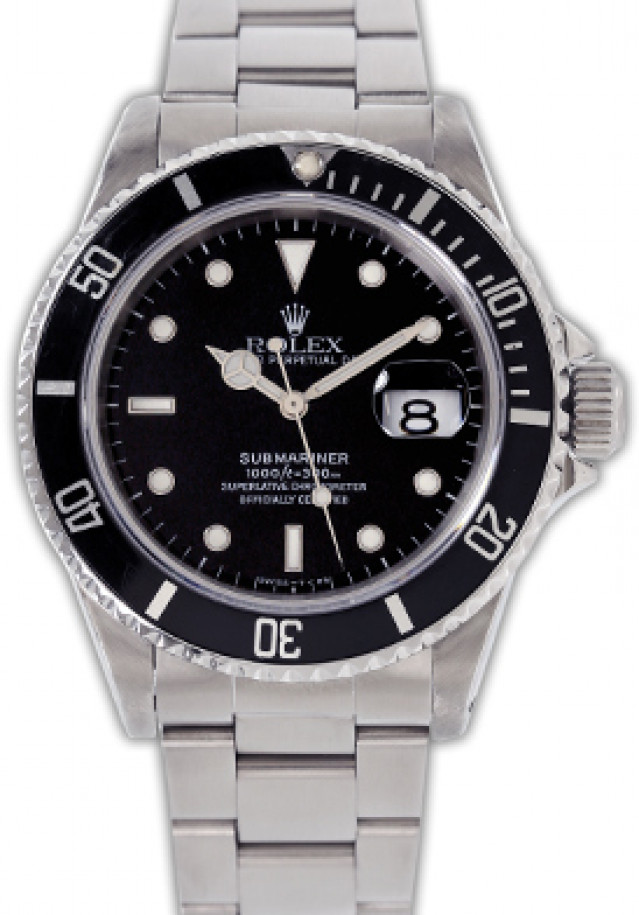 Rolex Submariner 16610 Tritium Steel 1997