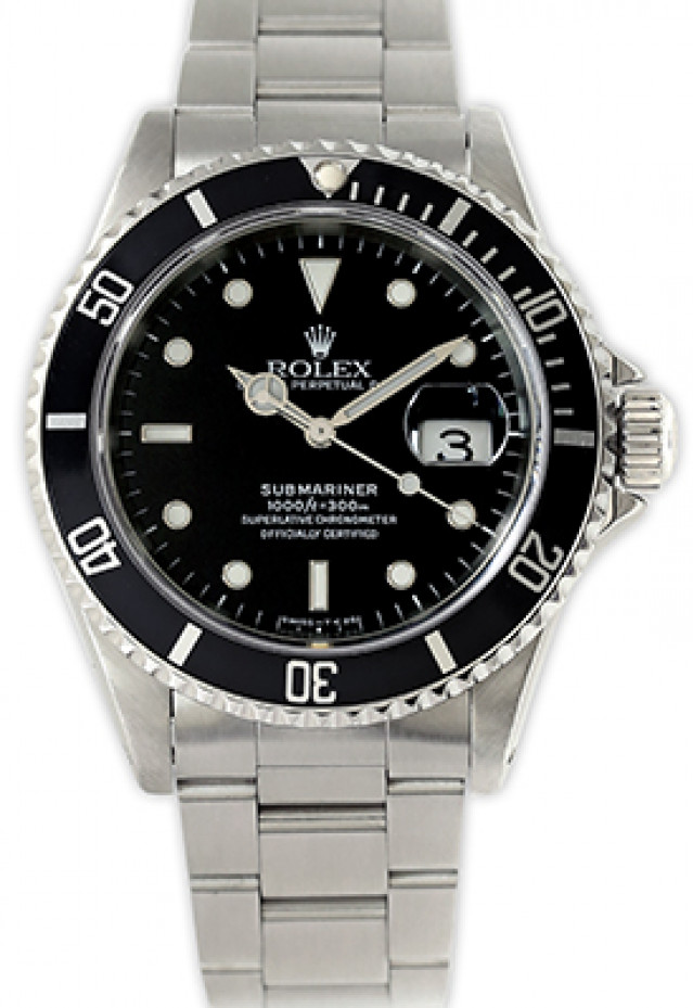 Used Rolex Submariner 16610 Tritium 1994
