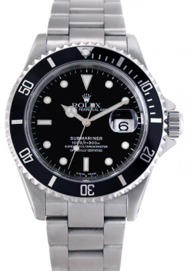 Rolex Submariner 16610 Black 4308