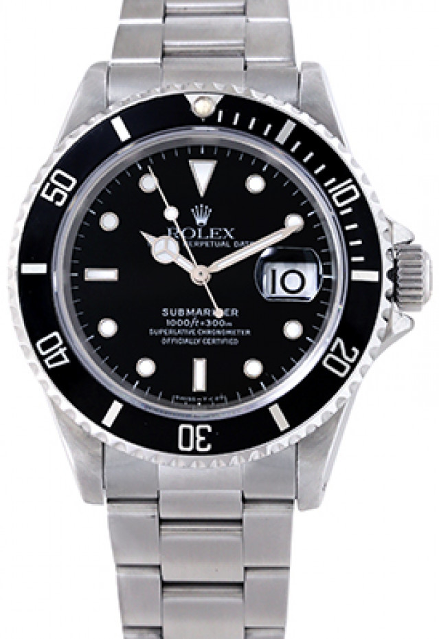 Used Rolex Submariner 16610 Tritium 1997