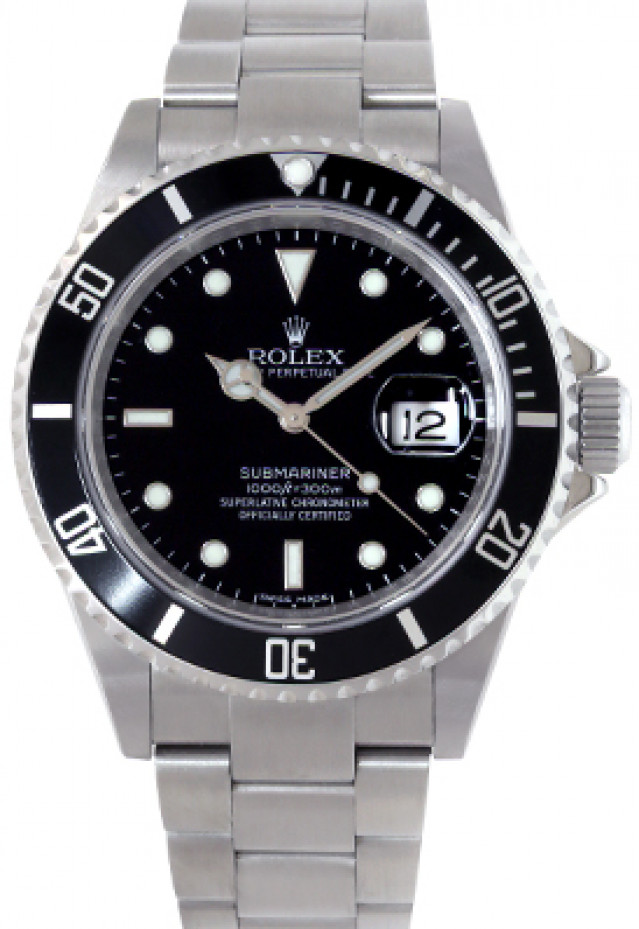 Authentic Rolex Submariner 16610 T Steel