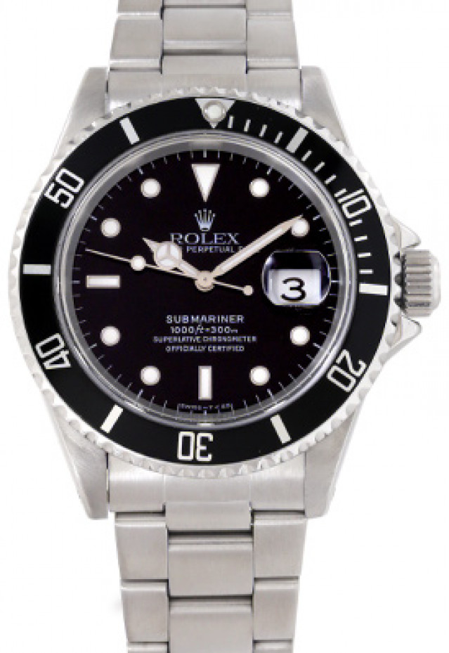 Black & Steel Rolex Submariner 16610