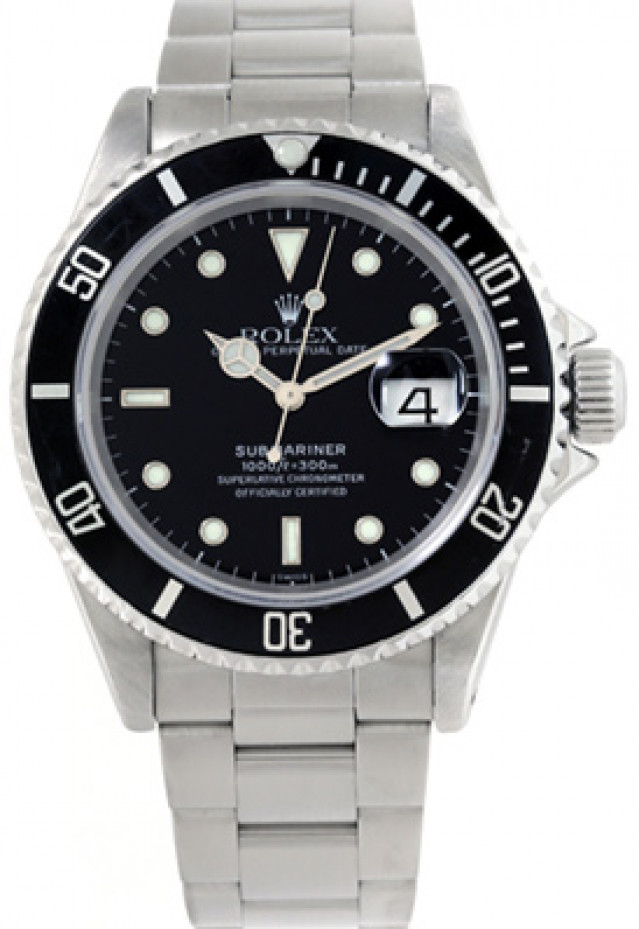 Steel Rolex Submariner 16610