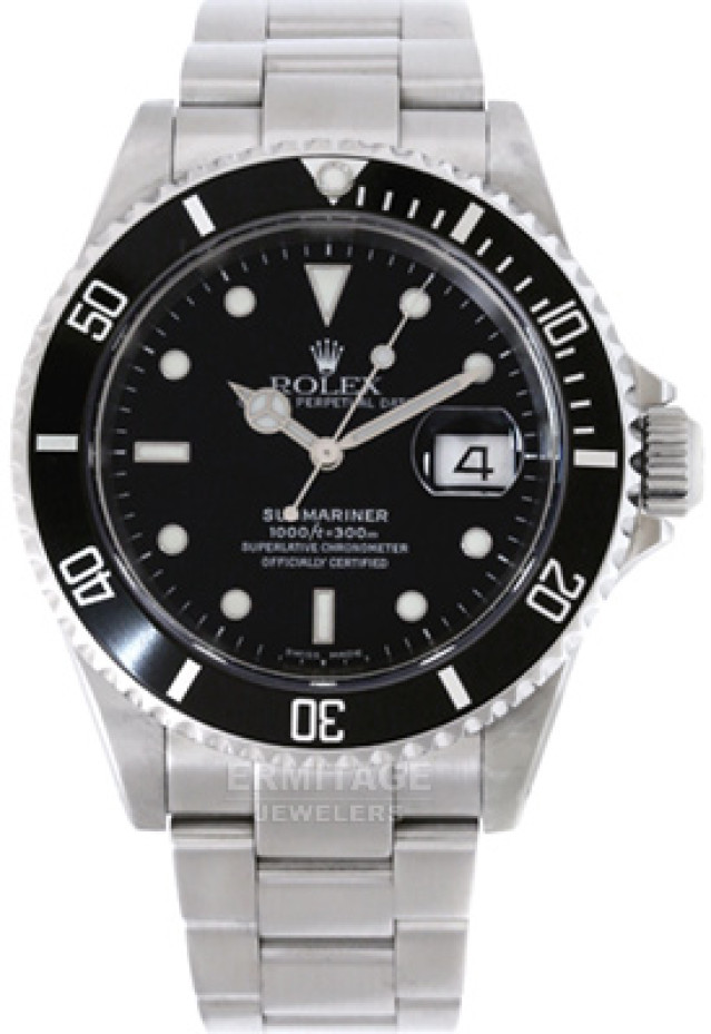 Black Rolex Submariner 16610