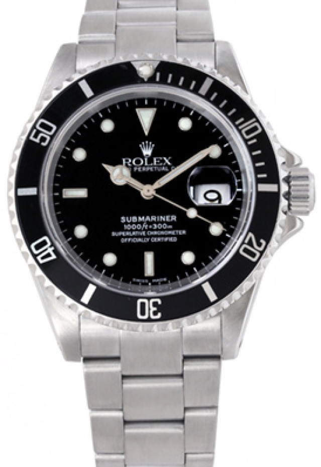 Year 2002 Rolex Submariner 16610