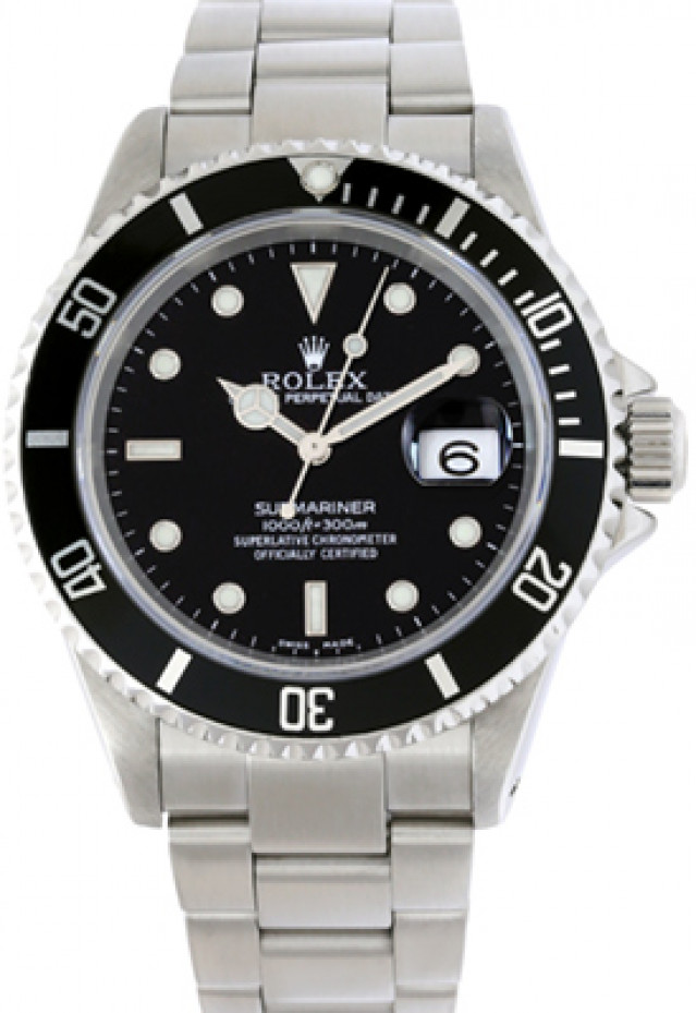 Year 2001 Rolex Submariner 16610