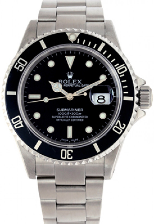 Stainless Steel Rolex Submariner 16610