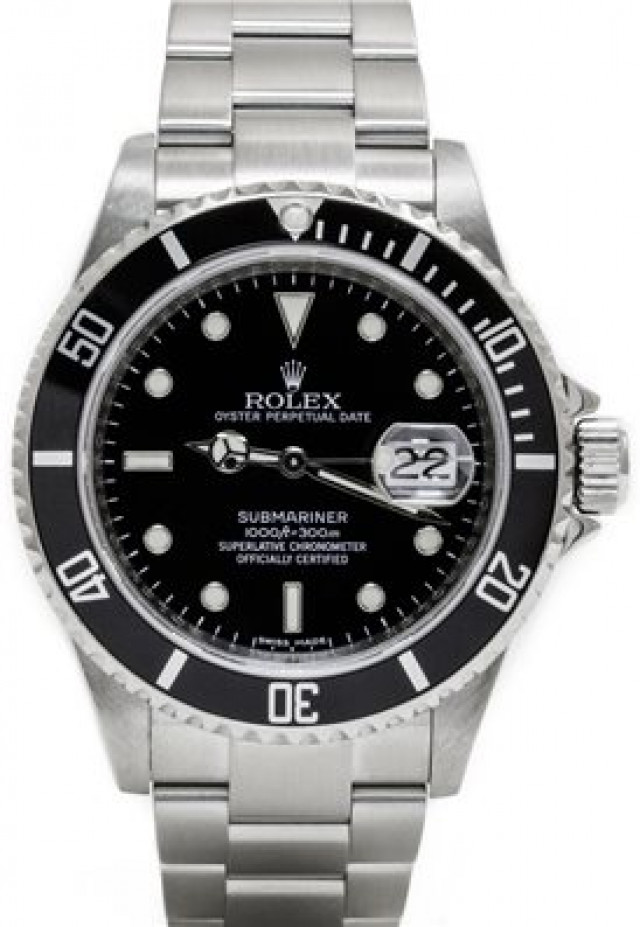 Rolex Submariner 16610 40 mm Steel on Oyster