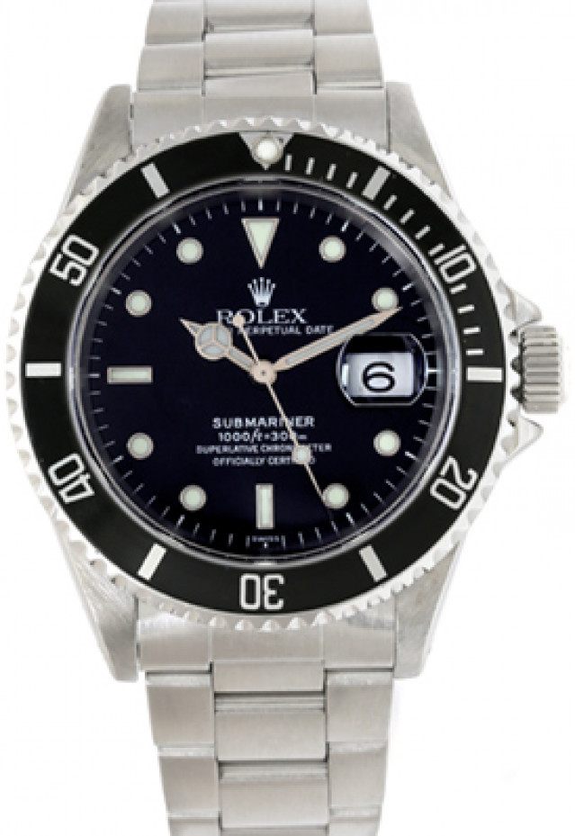 Rolex Submariner 16610 40 mm with Black Dial