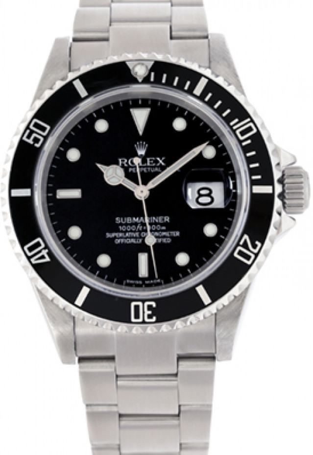 Black Ceramic Rolex Submariner 16610 40 mm