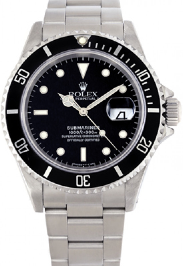1996 Steel Rolex Submariner Ref. 16610