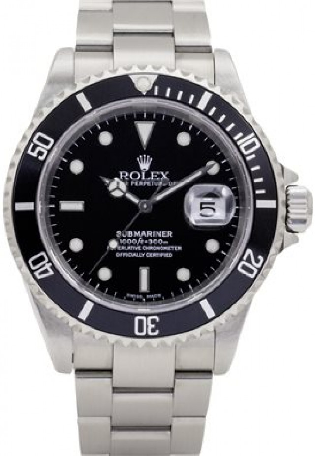 2000 Steel & Black Rolex Submariner Ref. 16610