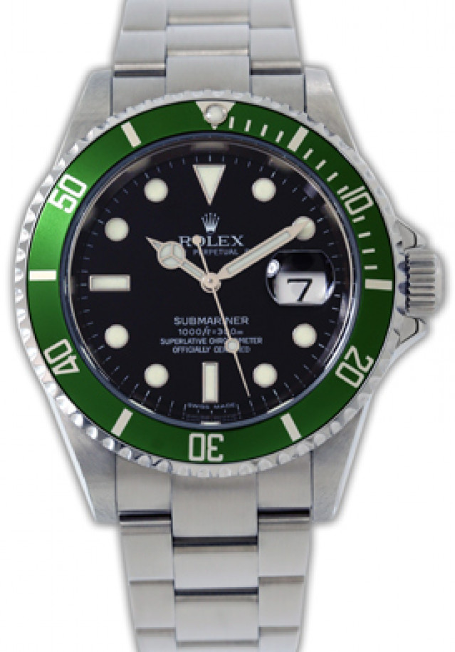 Authentic Rolex Submariner 16610V Steel