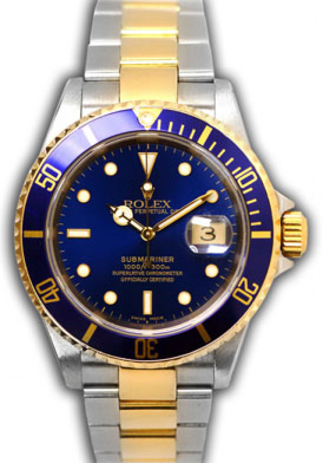 Rolex Submariner 16613 Gold & Steel 2000