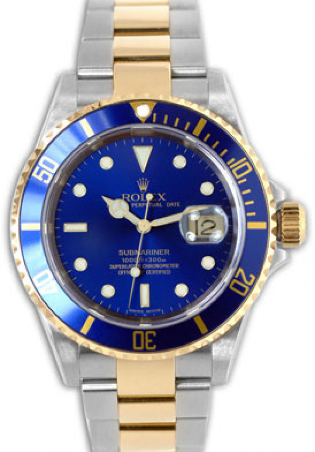 Rolex Submariner ref 16613 T Blue Bezel & Dial