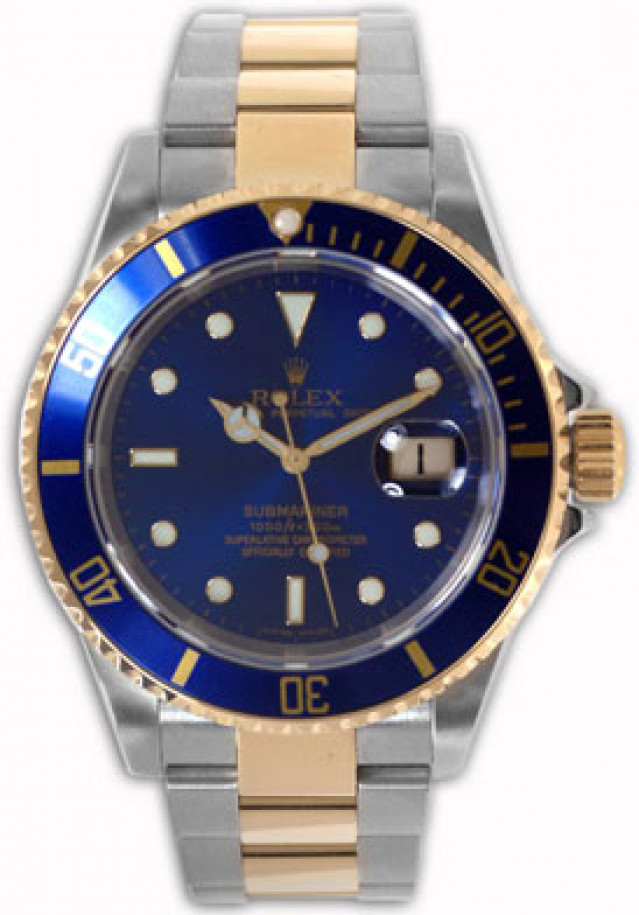 Used Rolex Submariner 16613 T Gold & Steel 2007